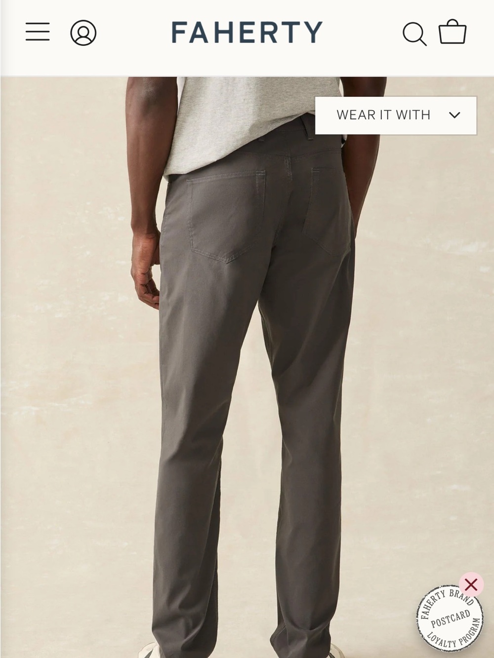 Faherty Reserve Movement Pants - Picture 8 of 8
